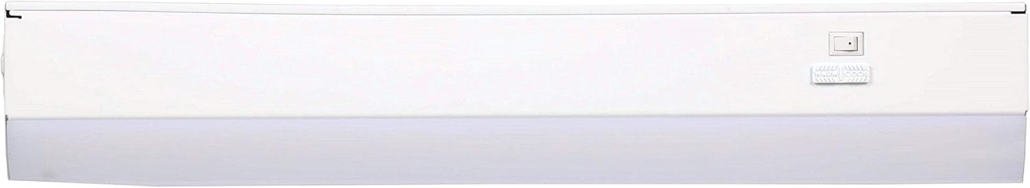 Good Earth Lighting 18-inch LED Slim Direct Wire Linking Light Bar - 2700K/3400K/4000K White Color Selectable - 50,000 Hours Lamp Life - Dimmable - Energy Star - White