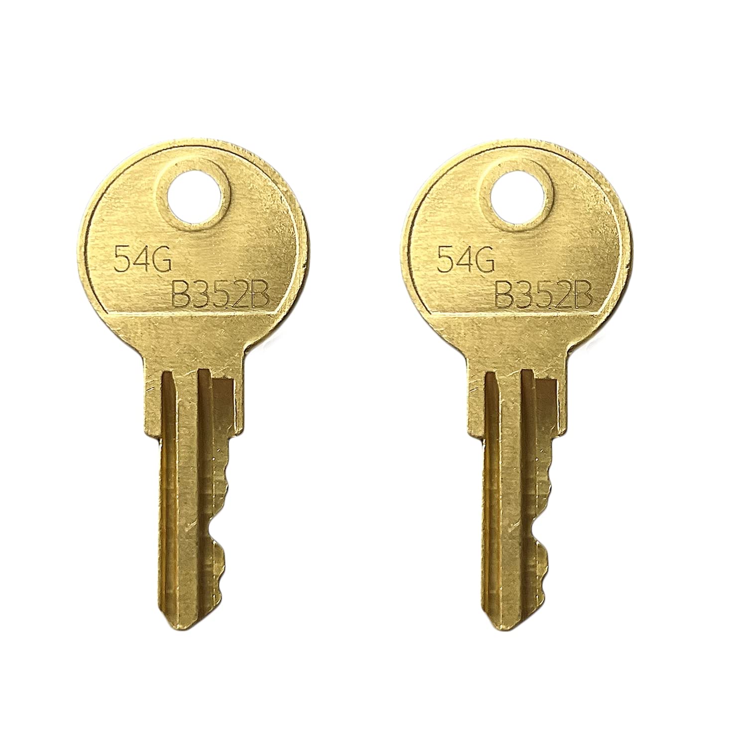 Photo 1 of (2) KeyPower # 352-112# 54G-B352B #352# B352 Dispenser Key for Bobrick Napkin & Tampon & Condom Vendors ...etc. Coin Box Dispenser (2)