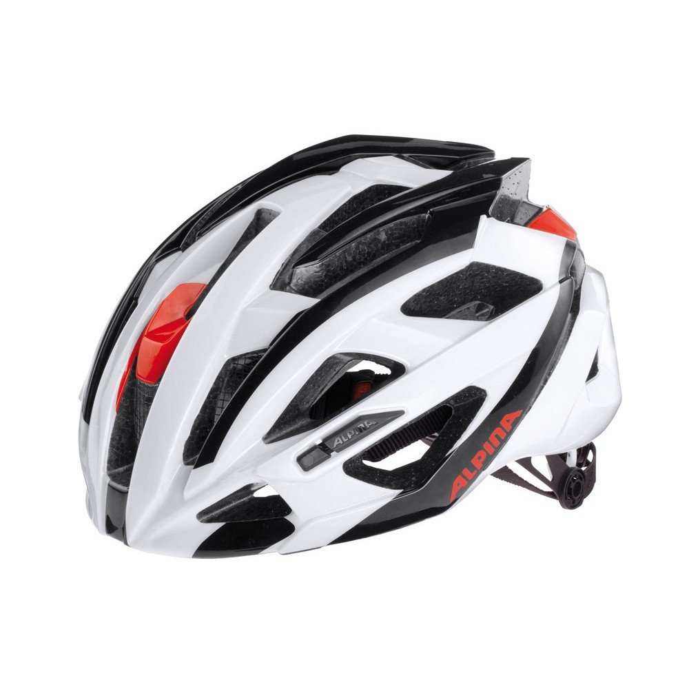 Alpina Valparola RC Bike Helmet Multi-Coloured Black/White/Red