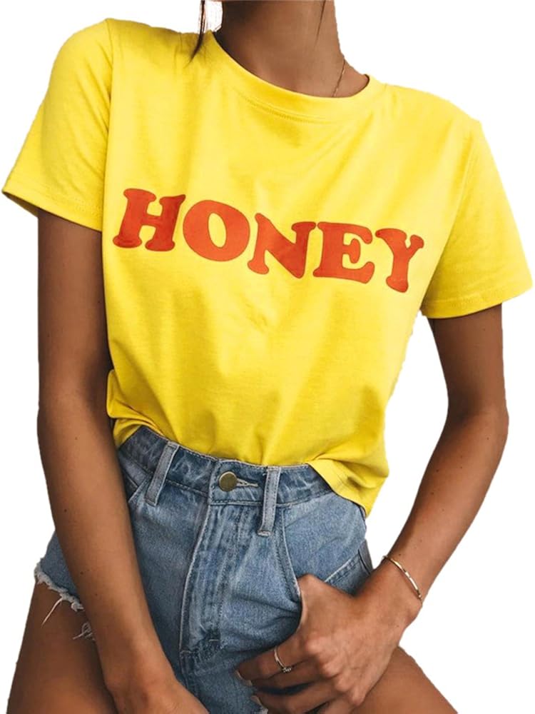 honey crop top yellow