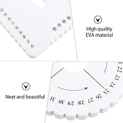 EXCEART 2pcs Kumihimo Beading Cord Disc Disk Round