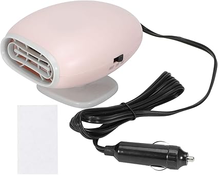12v Draagbare Auto Verwarming Verwarming Ontdooier Ventilator Verwarming Voorruit Ontdooier Voorruitverluchting Auto Ontdooier Ontwaseming Met Snelle Verwarming Koeling Functie Roze Amazon Nl
