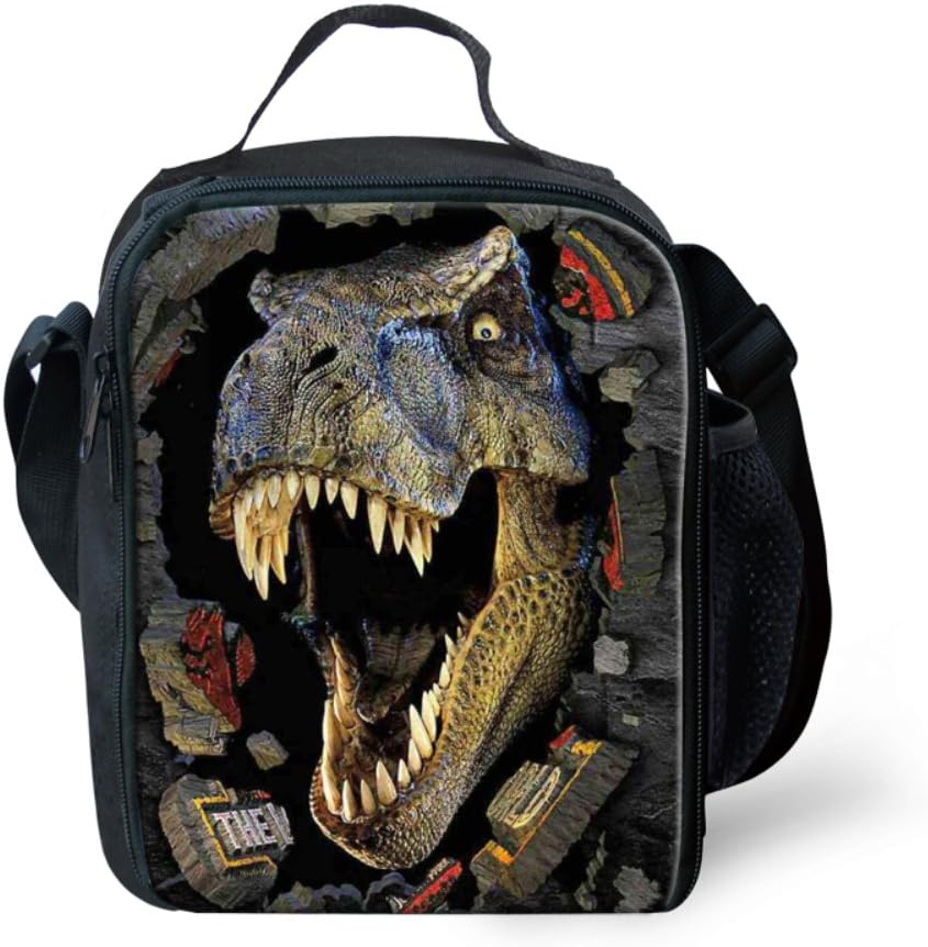Aazon.co | SUABO Backpack Lunch Bag Set For Boys Girls, Black Leopard