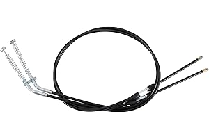 GOOFIT 50.5 Inch Front Drum Brake Cable Set Replacement for Breeze YFA1 Moto-4 YMF80 Water-cooled ATV (2 pcs/set)