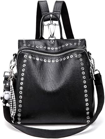 JOSEKO - Mochila convertible para mujer, bolso de hombro con tachuelas de  moda de piel sintética : Ropa, Zapatos y Joyería - Amazon.com