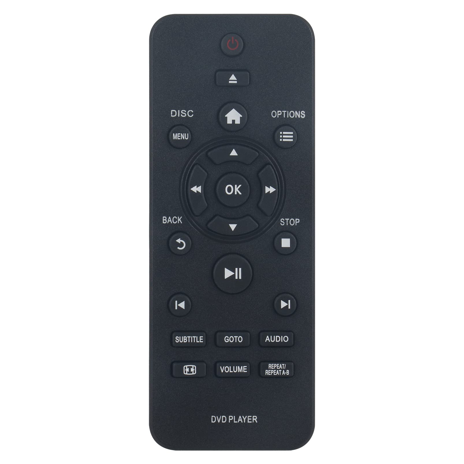 ALLIMITY RC-5721 Remote Control Replace fit for Philips DVD Player DVP2800/12 DVP2850/12 DVP2850/62 DVP2880/12 DVP2880/58 DVP2850/51 DVP2852/12 DVP-3950 DVP2850/58