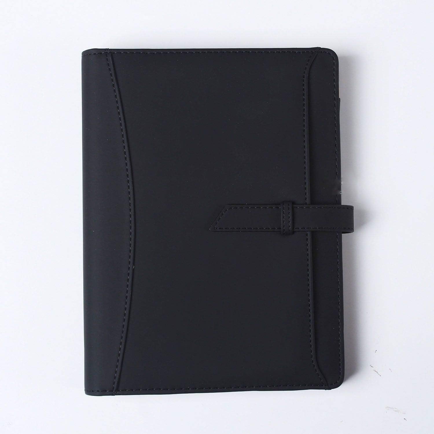 School Student Spiral Notebook Stationery,Fine Office Personal Binder Daily Weekly Planner Agenda Organizer A5,Black,Only Cover