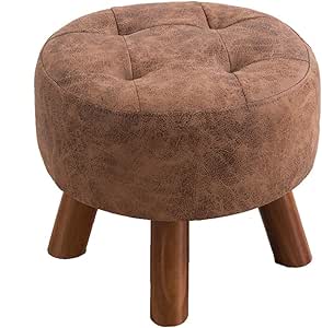 SZQ-reposapiés Madera Maciza Un otomano, Sofá del Dormitorio Taburete