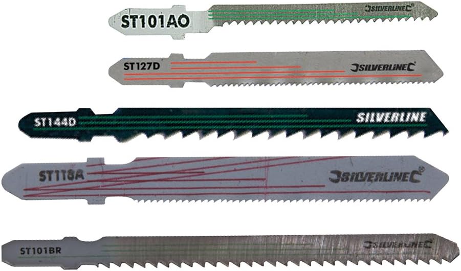 Silverline 234060 Jigsaw Blade Set 10pce 10pce Wood/Metal