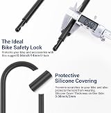 Sportneer Heavy Duty Bike Lock Set 4-Digit Resettable U-Lock with 5 Ft Cable view 5