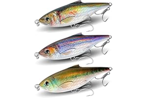 GULULUT Fishing Lures for Freshwater Saltwater, Lipless Crankbait for Up Water Layer, Lifelike Fishing Baits to Improve Fishing Efficiency, Suitable for Bass Trout Catfish Pike Walleye, Gift for Men