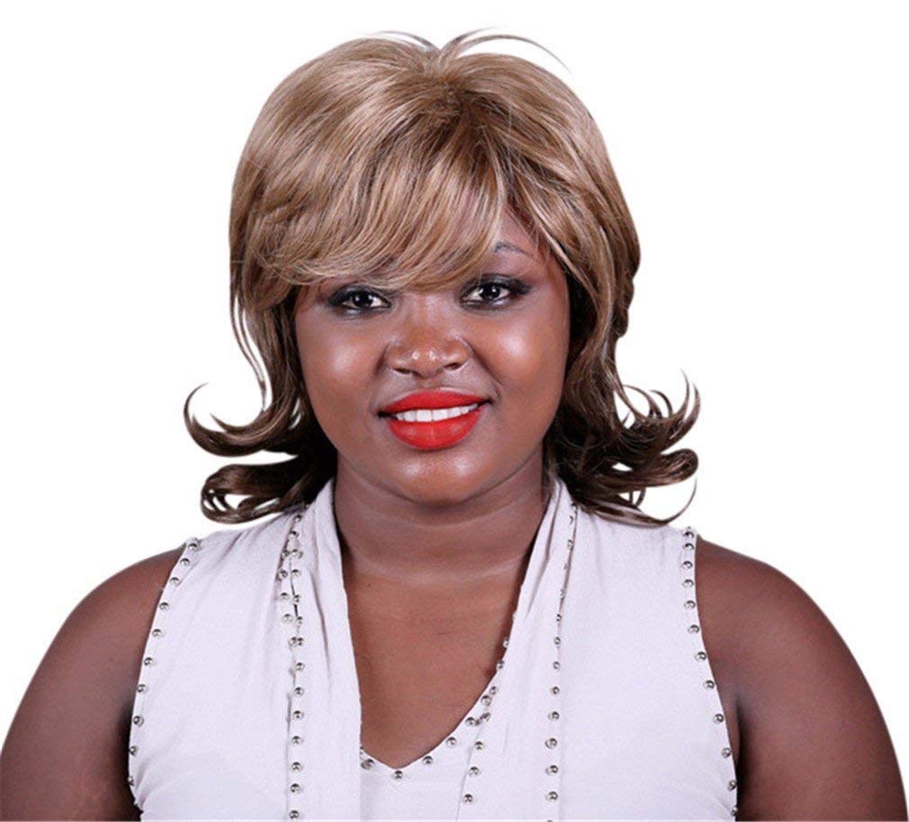 A Monamour Medium Shoulder Length Blonde Top Brown Amazon In