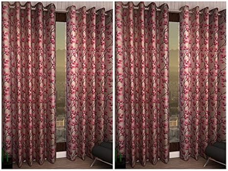 Buy K Decor Set 0f 4 Beautiful Polyester Door Curtains Tr4 072