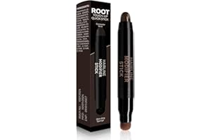 AFMICAT Dual Head Hairline Modifier Filler Stick, Hair Color Dye Pen with Brush, Long Lasting & Waterproof Temporary Hair Stick for Cover Thinning and Gray Hair, Hairline Conceale for Women & Men, Dark Brown