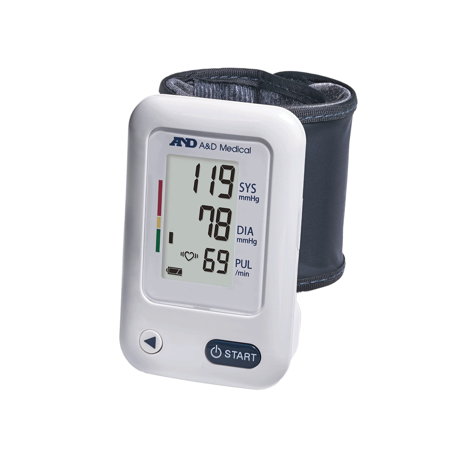 Photo 1 of A&D Medical Wrist Blood Pressure Monitor for Home Use - UB-525, BP Adjustable Cuff (5.3-8.5"/13.5-21.5 cm) One Button Operation, 60 Reading Memory, 2 AAA Batteries