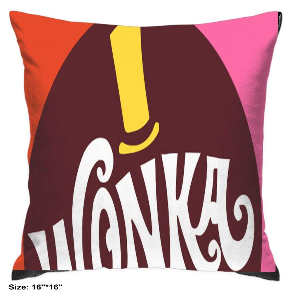 DISNEY COLLECTION Decorative Throw Pillow Decorative Throw Pillow Charlie and The Chocolate Factory 16 X 16 Inch