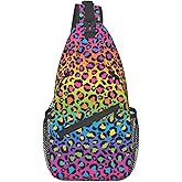 SURERUIM Custom Printed Sling Bag for Women Men Crossbody Shoulder Backpack Chest Bags Gym Travel Hiking Casual Daypack