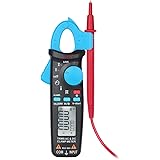 Bside ACM91 1mA Clamp Meter AC/DC Current TRMS Auto-Ranging 6000 Counts Capacitance Live Check V-alert Tester with Pocket Clip