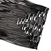 8PCS 24-26 inches Highlight Straight Wavy Curly Full Head Clip in Hair Extensions 18Clips Women Lady Hairpiece (24