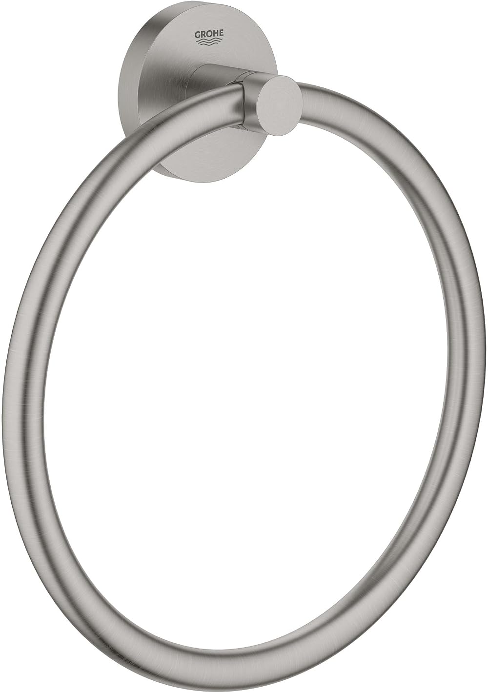 GROHE Start QuickFix Towel Ring Stainless Steel Look 200 mm 41174DC0