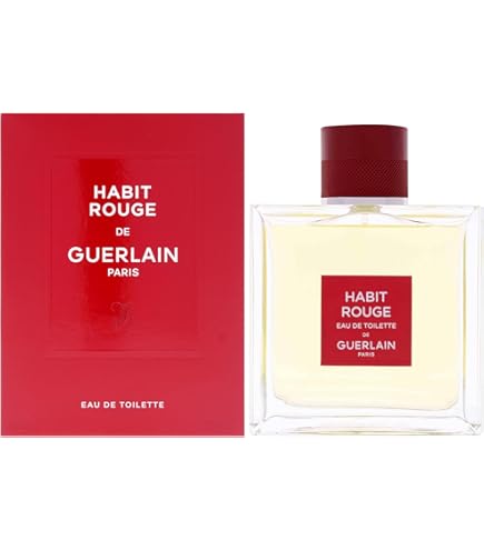 Amazon.com : Guerlain Habit Rouge Parfum Spray for Men, 3.4 Ounce