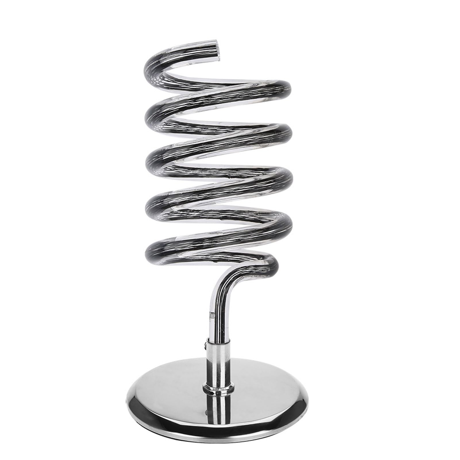 Hair Dryer Holder Desktop, Spiral Blow Hairdryer Stand Stainless Steel Hairdryer Holder Table Top Hair Straightener Holder Standing, for Bathroom Salon Home Hotel