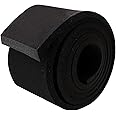 Neoprene Foam Strip Roll by Dualplex, 3" Wide x 10' Long x 1/4" Thick, Weather Seal High Density Stripping – Weather Strip Roll Insulation Foam Strips - 10 Feet Long