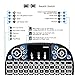 Backlit Mini Keyboard, GooBang Doo 2.4GHz Multi-Media Portable Wireless Handheld Mini i9 Keyboard with Touchpad Mouse for Xbox 360, PC, PAD, PS3