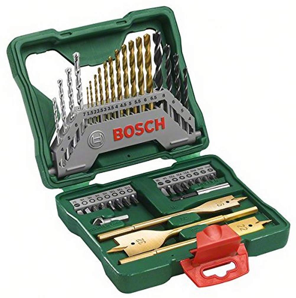 Bosch Accessories 40-Pieces X-Line Titanium Drill and Screwdriver Bit Set (for Wood, Masonry and Metal, Accessories Drills)