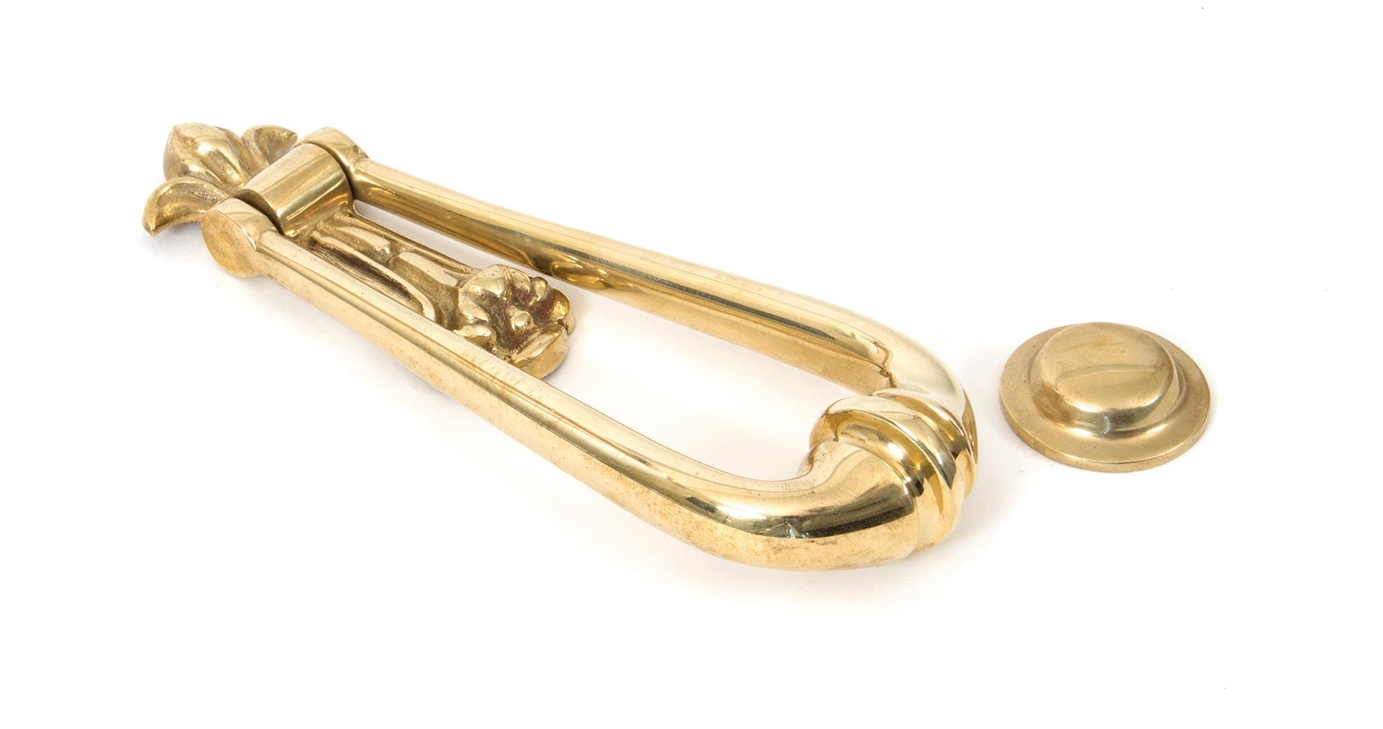 From The Anvil Polished Brass Loop Door Knocker