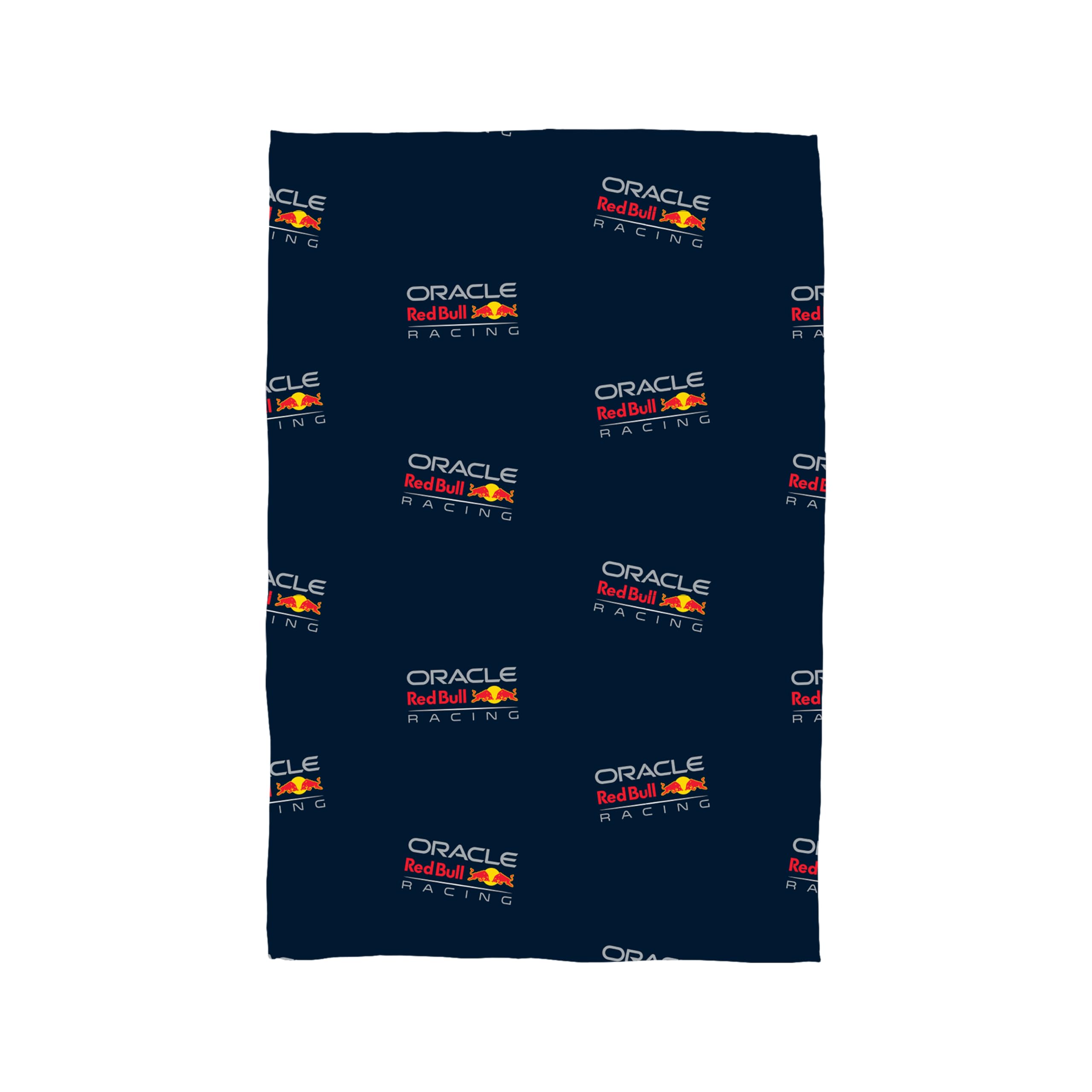 Oracle Red Bull Racing Officially Licensed Fleece Blanket | Formula One Design Super Soft Warm Throw | Perfect For Teen Bedrooms, Camping & Sleepovers | Size 100 x 150cm | Navy