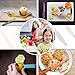 Thiroom 8-Piece Professional colorful Chef Knife Set Stainless Steel and a Non-Stick Coating with Comfort Grip Handles - Including 5 Cooking Knives, Kitchen Shears and a Vegetable Peeler