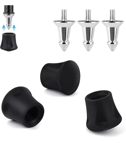 Lot De 18 Pieds En Caoutchouc à Visser - Pour Chaises De Jardin - 30 X 30 X 10 Mm Antiderapants Avec Vis 88837448