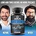 Beard Growth Supplements for Men - Natural and Essential Beard Vitamins for Facial Hair Growth | Fuller Beard and Fast Growth - Grow Mustache & Thickener Pills | Beard Grower for Patchy Beard