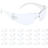 United Safety Supply - Clear Safety Glasses - Bulk 24 Pack - ANSI Z87.1 Impact Resistant Polycarbonate Lens - Protective Wrap Around Eyewear