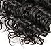 Fine Plus 7a Remy Virgin Brazilian Deep Wave Human Hair Extensions Pack of 4 Unprocessed Deep Wave Weave 50g/pc Total 200g Natural Color