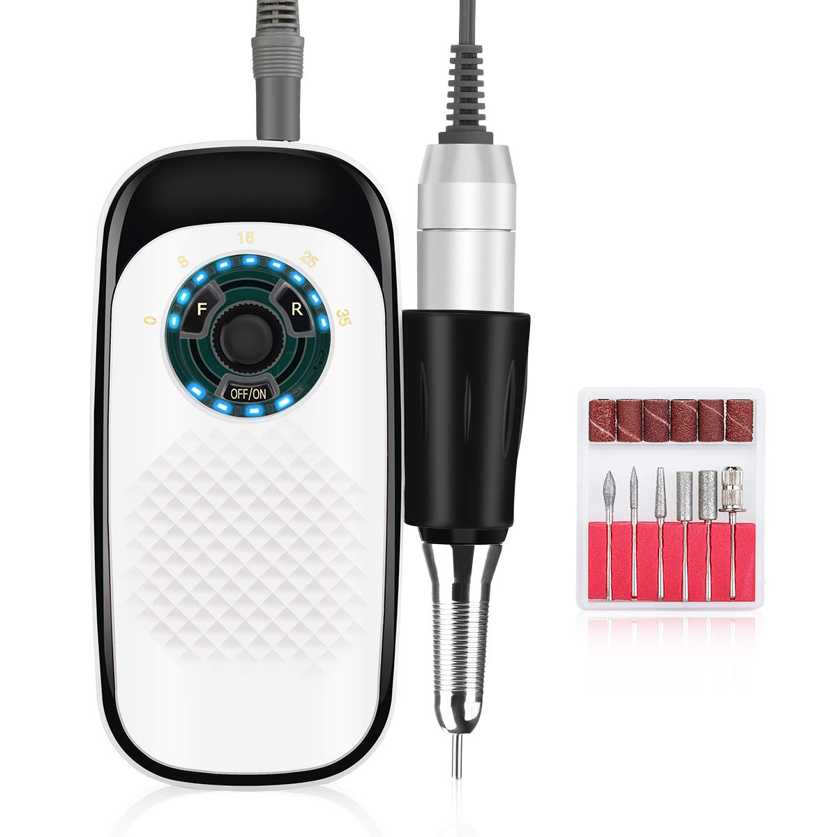 35000RPM Portable Nail Drill Machine, Seesii Professional