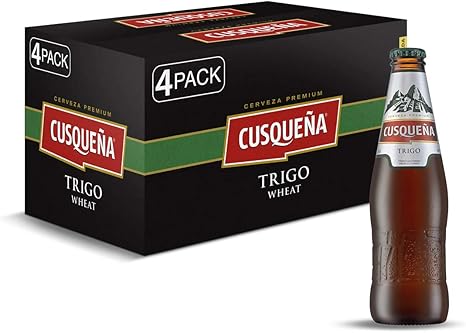 Cerveza Cusqueña Trigo - caja de 24 botellas x 33cl: Amazon.es: Alimentación y bebidas