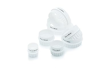 Kitchen Craft Ausstecher mit geraden und gewellten Enden, Kunststoff