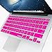 iBenzer MacBook Air 13 Inch A1932 Keyboard Cover, Macaron Series Silicone Keyboard Cover for Newest MacBook Air 13’’ Retina 2018 Release with Touch ID,TPU, MKC07TPU Magenta