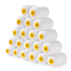 Mister Rui Foam Paint Roller, 20 Pack 2 Inch Foam