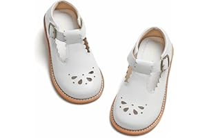 PHIRAMIN Toddler Girl Mary Jane Dress Shoes-Little Girl School Uniform Shoes for Wedding Party