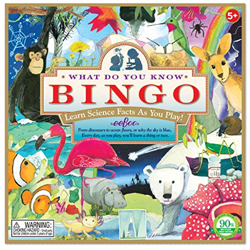 eeBoo What Do You Know Bingo