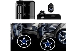 BBAUER 2PCS Car Door Logo Light Projector for Cowboys,HD LED Welcome Logo Ghost Shadow Lamp Compatible with All Car Models