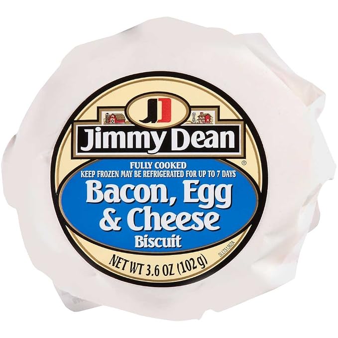 Jimmy dean bacon egg chs biscuit (077900513626)