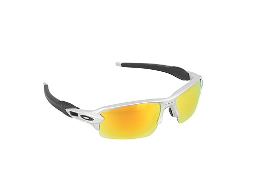 title=Oakley Flak 2.0, Occhiali da Sole Uomo, Argento (Silver), 59