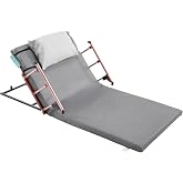 VEVOR Electric Lifting Backrest for Bed, 300 lbs Capacity, 4-68&deg; Adjustable Lifting Bed Backrest, with Collapse Rails for Pregnant Women Elderly Patient Handicap