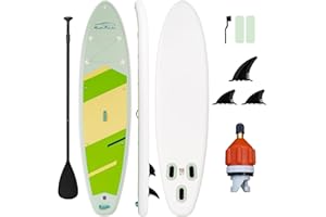 FEATH-R-LITE Inflatable Stand Up Paddle Board 10'x30''x6'' Ultra-Light (16.7lbs) SUP with Paddleboard Accessories