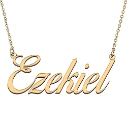 HUAN XUN Customized Custom Simple Any Name Necklace
