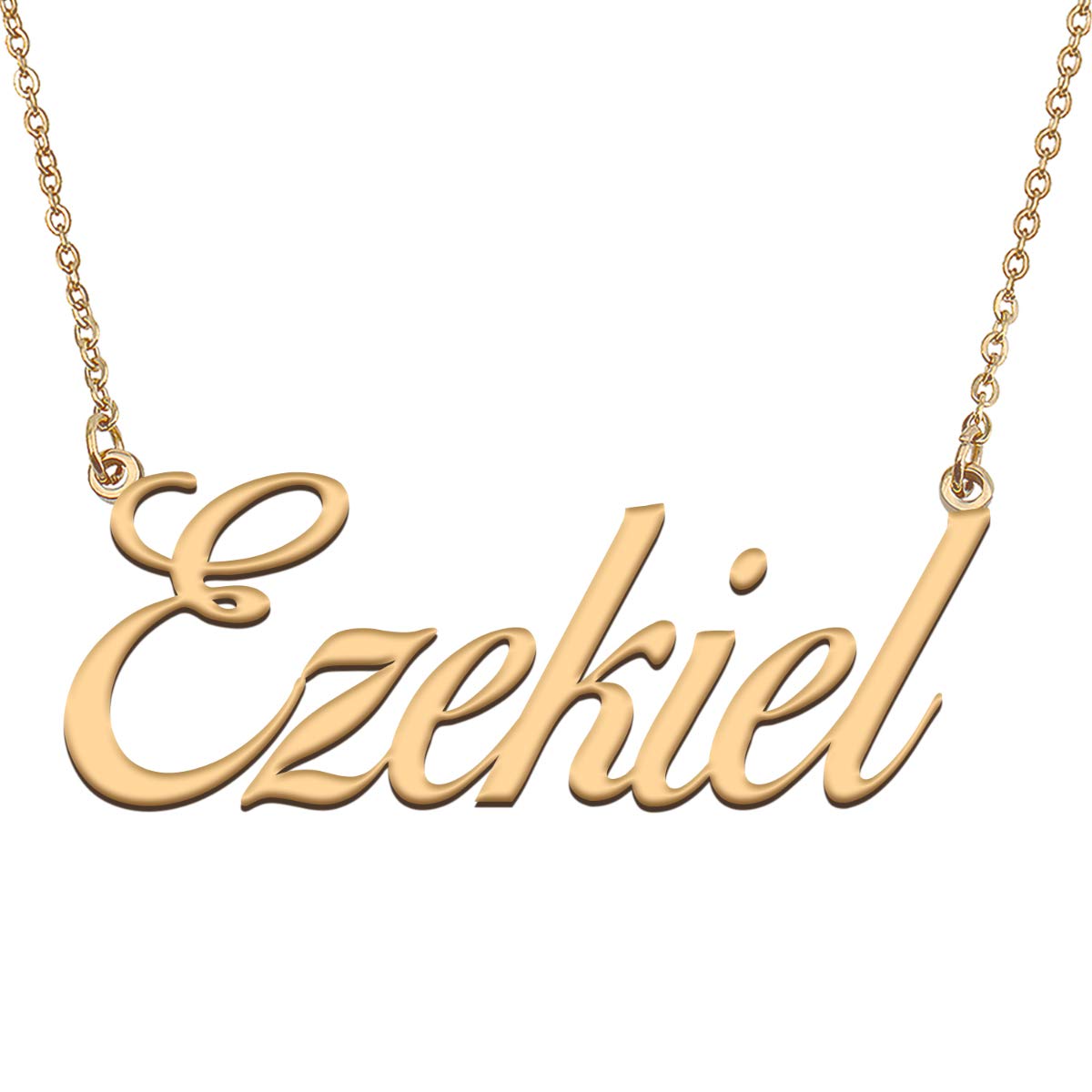 HUAN XUN Customized Custom Simple Any Name Necklace